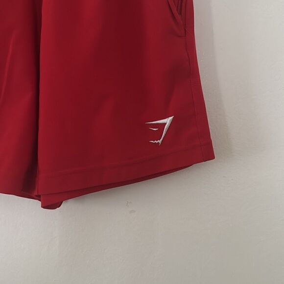 Gym Shark men’s red Short EUC - Picture 3 of 6